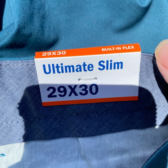 NWT Old Navy - Mens turquoise ultimate slim built in flex) khaki pants… - Picture 6 of 7